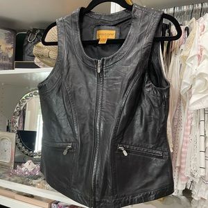 Classiques Entire Lambskin vest Large Petite